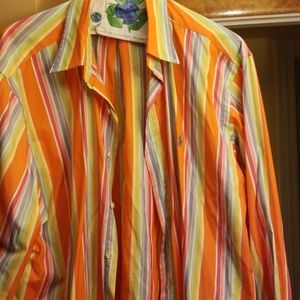 Button up ralph lauren shirt xl
